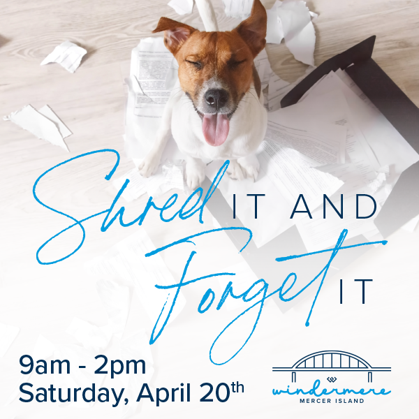 Shred It and Forget It: Free Shredding Event Saturday, April 20th from 9am-2pm